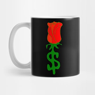 rose dollar Mug